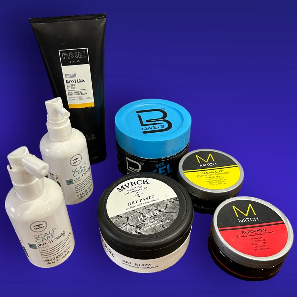 Mens Haircare Product Lot Bundle Paul Mitchell Mitch
